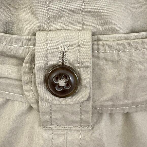 Esprit Beige Belted Cotton Trench Coat Size 8 Classic Lightweight All Purpose - Picture 9 of 9